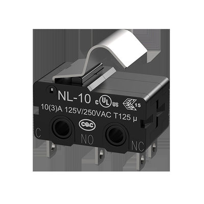 NNC ميكرو سويتش المقاوم للماء NL-10W55-F2-SZ 10A مع رافعة الدوار المحاكاة سويتش عالية السرعة ودقيقة للأتمتة الصناعية