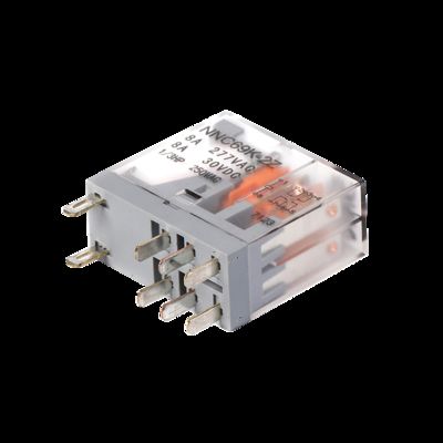 NNC القوة المصغرة المتوسطة المختومة NNC69K رلاي الامتثال ROHS مع مؤشر LED وزر الاختبار القابل للقفل