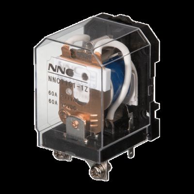 NNC 28VDC 60A JQX-60F مرحل طاقة NNC71G1 مرحل جهد عالي التيار المستمر لشحن السيارة كومة الطاقة الشمسية