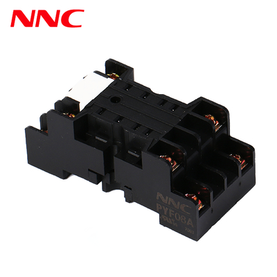 مقبس ترحيل NNC PYF08A2 Series مطبق على مرحل HHC68B/MY2/JQX-18F/HH52P